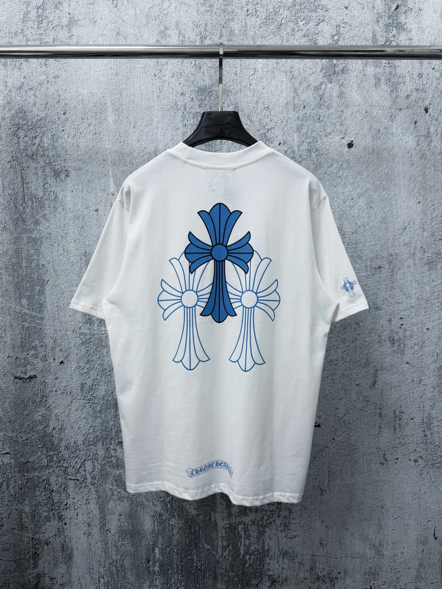 ￼ 【Chrome Hearts】 25ss T Same Style T Versatile : Black White Size：S-XL
